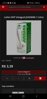 Leite Integral Jussara 1L (2,83) leve 12 pague 10 | R$ 2,83