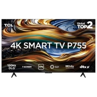 Smart TV 75" 4K TCL P755 c/ HDR10+ e Dolby Atmos