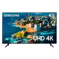 Samsung Smart TV 65 polegadas UHD 4K 65CU7700 2023 Processador Crystal 4K Gaming Hub Alexa built in