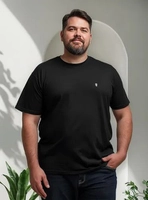 Camiseta Masculina Plus Size Algodão G1 ao G4