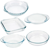 Conjunto de Formas em Vidro Marinex Celebrity - 05 peças 