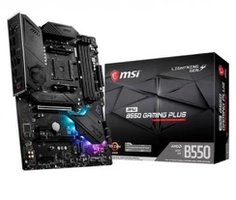 Placa-Mãe MSI MPG B550 Gaming Plus, AMD AM4, ATX, DDR4, Preto - MPG B550 GAMING PLUS
