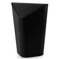 MINI LIXEIRA DE CANTO UMBRA PLÁSTICO PRETA 5L - R$24,57