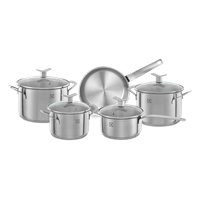 Conjunto de Panelas Inox 5 Peças Electrolux Design