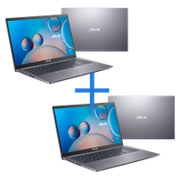 Notebook ASUS X515JF-EJ153T Cinza + Notebook ASUS M515DA-EJ533T Cinza Escuro | R$5849