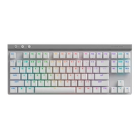 Teclado Mecânico Gamer Sem Fio Logitech G515- Branco