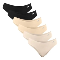 Kit 6 Calcinhas Biquíni em Algodão Cotton