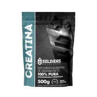 Creatina Monohidratada 500g - 100% Pura Importada - Soldiers Nutrition