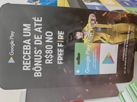 Compre um Vale Presente Google Play e Receba um Bônus de até R$80 no Free Fire