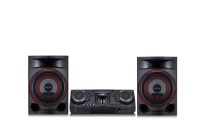 Mini System LG XBOOM - 2350W RMS, Graves Potentes, Karaokê, DJ Set e Party Speaker - CL87