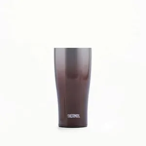 Copo Térmico Caribe Marrom 420ml Aço Inoxidável
