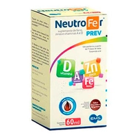 [Convênio + Cupom] 2 Neutrofer Prev Susp Oral EMS Sabor Chocolate 60ml