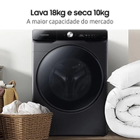 lava e seca Samsung 18 Kg (lava 18kg e seca 10kg)