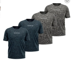 [app] Kit 4 Camisetas Dry Alpha Co Masculina