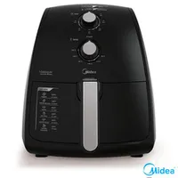 Fritadeira Sem Óleo 4L Midea Preta FRP41 - R$246