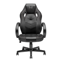 Cadeira Gamer com Função Basculante 15° Suporta até 120Kg Preta Warrior - GA182