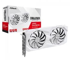 Placa de Vídeo ASRock Radeon RX 6600 Challenger White, 8GB, GDDR6, FSR, Ray Tracing, Branco, 90-GA4UZZ-00UANF