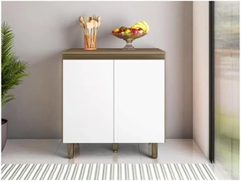 [Magalu] Balcão de Cozinha para Cooktop Poliman Móveis 2 Portas Mônaco -