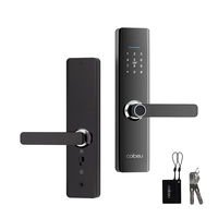 【Do Brasil】Fechadura Inteligente com Impressão Digital e Senha Compatível com Tuya - Coibeu