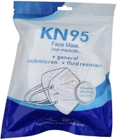 Máscara de filtração>95% - KN95 - 12 Unidades | R$7