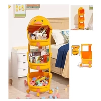 Organizador Infantil Porta Trecos Com Rodinhas Armario