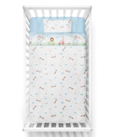 Jogo de Berço 3 Pçs 103 Fios Safari - Várias cores - Papi - R$7,19