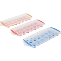 [AME 6,83] Conjunto de Formas de Gelo 3 Peças Colorido - Basic+