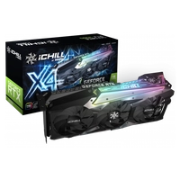 Placa de Vídeo INNO3D Geforce, ICHILL X4, RTX 3080, LHR, 10GB, GDDR6X, DLSS, Ray Tracing, C30804-106XX-1810VA36H
