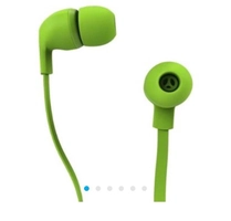Fone de Ouvido Rock in Rio - Rock Color Cabo Flat e Acabamento Emborrachado - Verde R$9