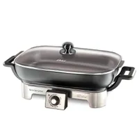 Panela Elétrica Oster Multifuncional Gran Sabor CKSTSK3009 4.5L Preto/Inox 220V
