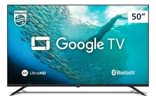 Smart TV Philips 50 4K Google TV c/ Voz