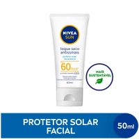 Protetor Solar Nivea Sun Facial Toque Seco  Fps60 50ml