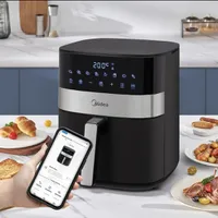Fritadeira Air Fryer Midea 6 Litros (com Wi-Fi, Comando por voz, Compatível com Alexa)