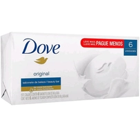 (App) 2Uni. Sabonete em Barra Dove Original - 90g 6 Unidades R$ 16