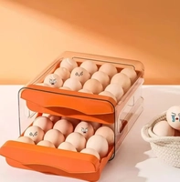 [R$14,63 MOEDAS/App/BR] Gaveteiro Dispenser de Ovos - 40 ovos