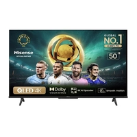 Smart TV 50" UHD 4K QLED Hisense 50Q6N Google TV com HDR10+, Dolby Atmos, Sports Mode, Game Mode Plus e Compatível com Alexa