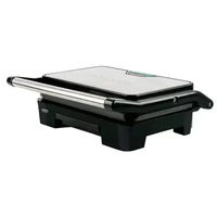 Grill Elétrico Mallory Asteria Compact Inox e Preto- 220V 