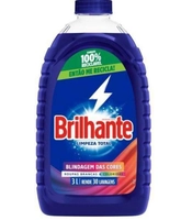 Sabão Líquido Lava Roupas Brilhante Limpeza Total 3L