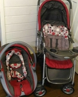 [Prime] Travel System Reverse Cosco - Vermelho - R$315