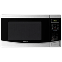 Microondas Philco PMO26 Inox 26 Litros Menu Fit Preto - 110v