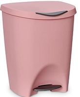 Lixeira Com Pedal 7,5L Rose