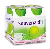 Souvenaid Morango Danone Nutricia com 4 unidades de 125ml R$63