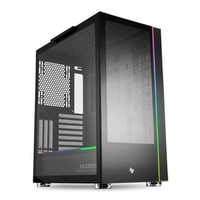 GABINETE GAMER PICHAU HX600, RGB, FULL-TOWER, LATERAL DE VIDRO, PRETO, PG-HX6-BL01