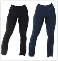 Kit com 2 Leggings Feminina Flares Suplex Colméia Cós Alto Click Mais Bonita | R$ 80
