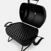 Churrasqueira Portátil com Tampa 45x35x32cm