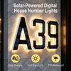 Número Residencial em LED com Placa Solar