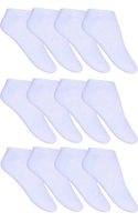 Meias Soquetes Algodão, Kit 12 pares.