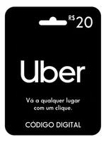 Gift Card Uber R$ 20 por R$16