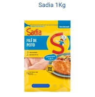 [Regional] Filé de Peito Congelado Sadia sem osso 1kg