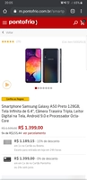 Galaxy A50 Preto 128GB, Tela Infinita de 6.4", Câmera Traseira Tripla, Leitor Digital na Tela, Android 9.0 e Processador Octa-Core